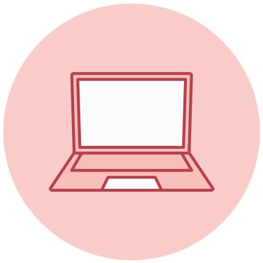 Bilgisayar. Web simgesi basit illüstrasyon