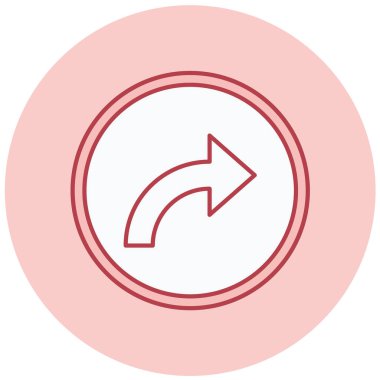 Yön oku. Basit resimleme