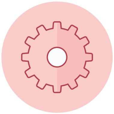 Ayarlar. Web simgesi basit illüstrasyon