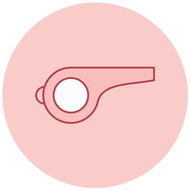 Islık. Web simgesi basit illüstrasyon