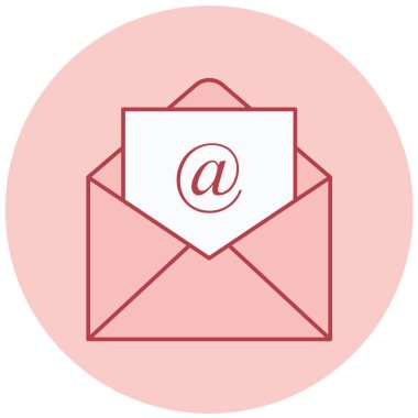 posta simgesi, vektör illüstrasyonu