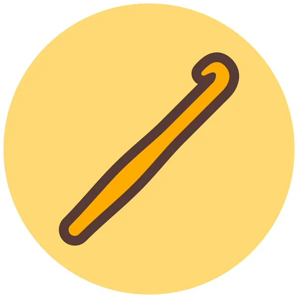 Vectorillustratie Van Één Geïsoleerd Pin Pictogram — Stockvector