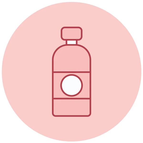 Flaschensymbol Einfache Designvektorillustration — Stockvektor