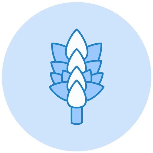 蓮のアイコンのベクトル図 — ストックベクタ