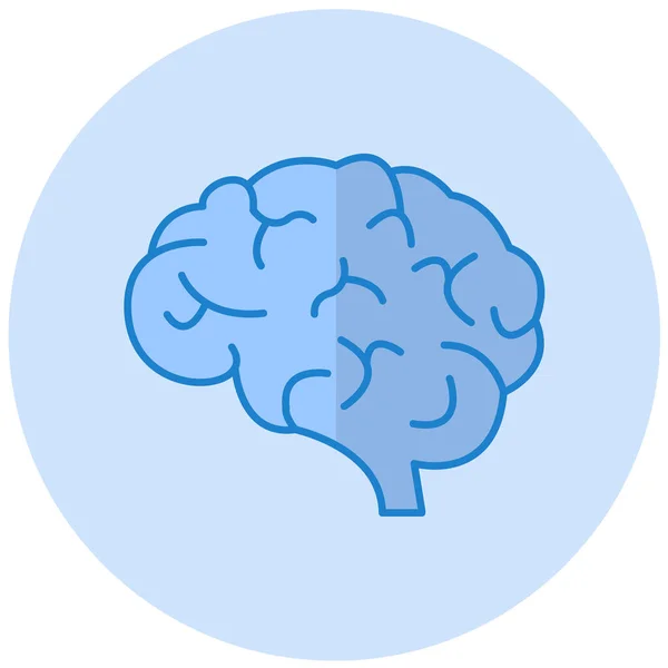 脳の現代アイコンベクトル図 — ストックベクタ