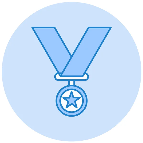 Médaille Icône Web Illustration Simple — Image vectorielle