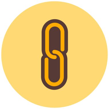 Bağlantı. Web simgesi basit illüstrasyon