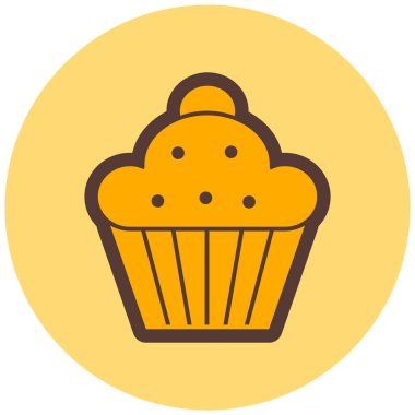 Tatlım. Web simgesi basit illüstrasyon