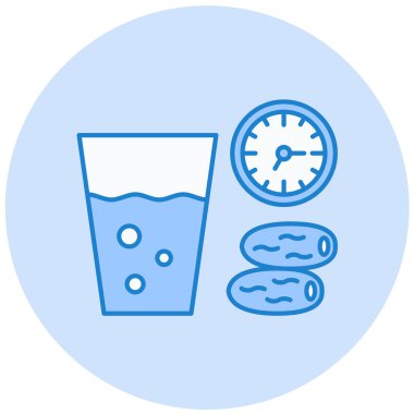 Su. Web simgesi basit tasarım