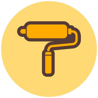 Boya silindiri. Basit resimleme