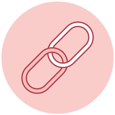 bağlantı simgesi vektör illüstrasyonu