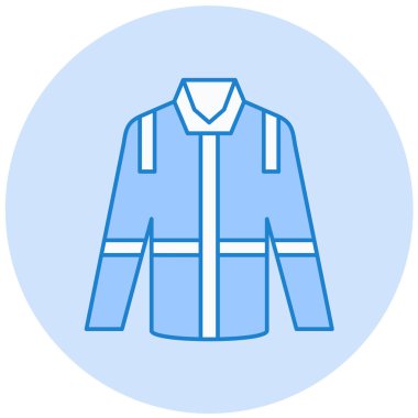 Ceket. Web simgesi basit illüstrasyon