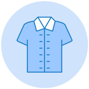 Gömlek. Web simgesi basit illüstrasyon