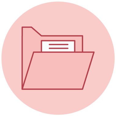 Dosya. Web simgesi basit illüstrasyon