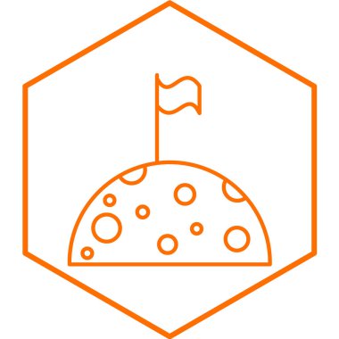 Bir satır bayrak simgesinin çizimi