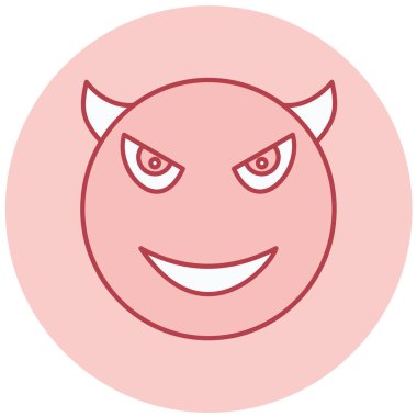 yüz simgesi, vektör illüstrasyonu