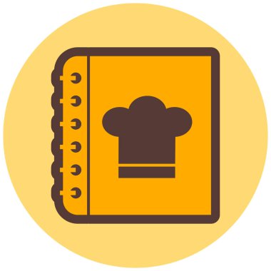 Şef. Web simgesi basit tasarım