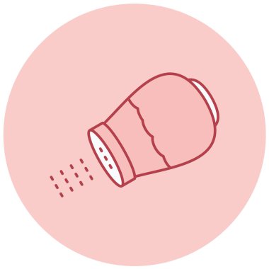 Tek besin simgesinin vektör illüstrasyonu