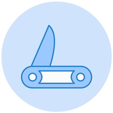 Bıçak. Web simgesi basit tasarım