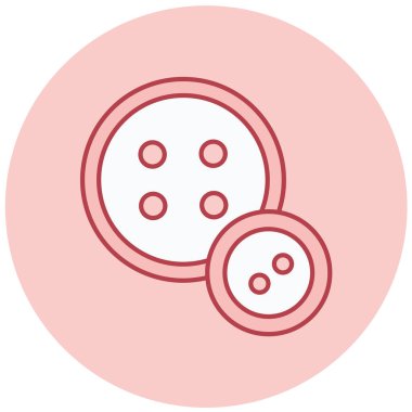 Düğmeler. Web simgesi basit illüstrasyon