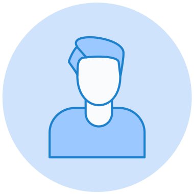 avatar. Web simgesi basit illüstrasyon