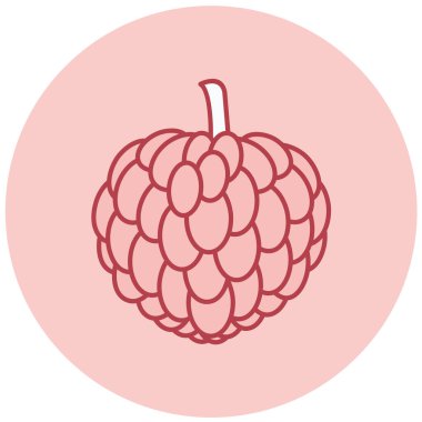 meyve simgesi, basit tasarım vektör illüstrasyonu