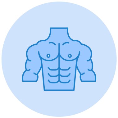 İnsan vücudu simgesi. Web için basit sağlık ve kadın vektör simgeleri çizimi