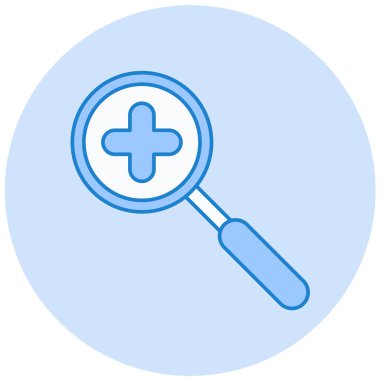 Arama simgesi vektör illüstrasyonu