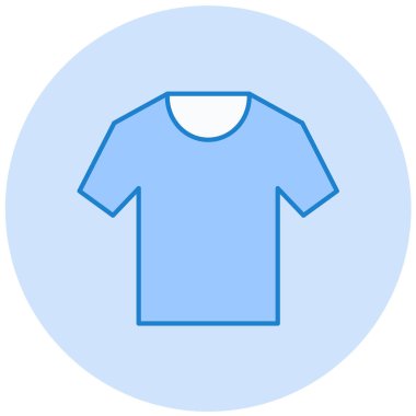 t-shirt vektör simgesi, basit tasarım vektör çizimi