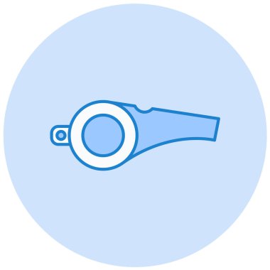 Islık. Web simgesi basit illüstrasyon