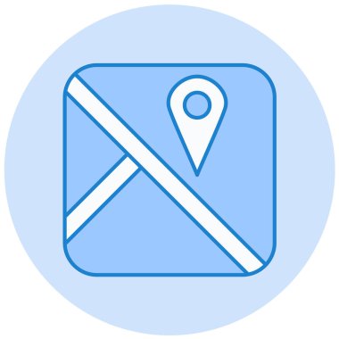 Harita iğnesi. Web simgesi