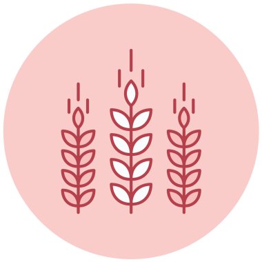 Buğday. Web simgesi basit illüstrasyon