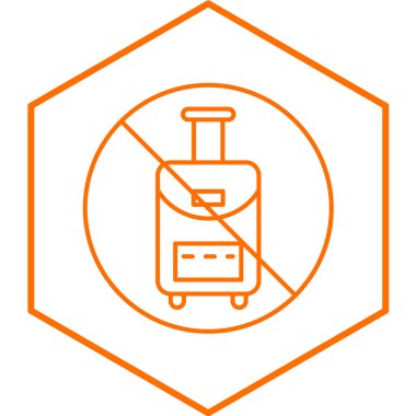 Gezgin Yok simgesinin vektör illüstrasyonu