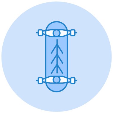 Kayak. Web simgesi vektör illüstrasyonu