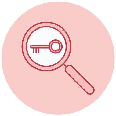 Ara. Web simgesi basit illüstrasyon