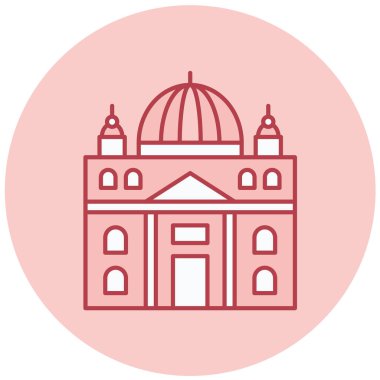 Cami. Web simgesi basit tasarım