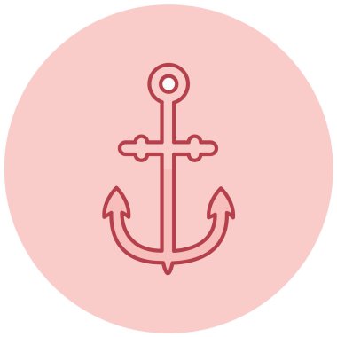 Çapa. Web simgesi basit illüstrasyon