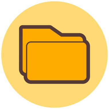 Dosya. Web simgesi basit illüstrasyon