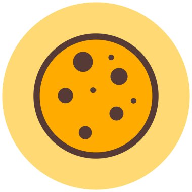 pizza. Web simgesi basit illüstrasyon