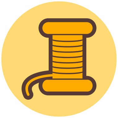 İplik. Web simgesi basit illüstrasyon