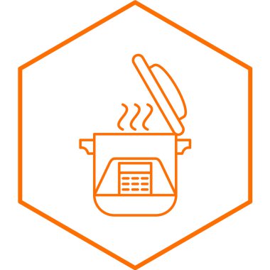 Moda biçimi izole edilmiş arkaplanda aşçılık simgesi