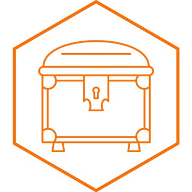 Göğüs simge vektör çizim