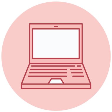 Bilgisayar. Web simgesi basit illüstrasyon