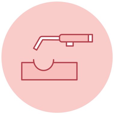 Yapı ve onarım simgesinin vektör illüstrasyonu