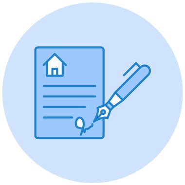 Bir belge simgesinin vektör illüstrasyonu