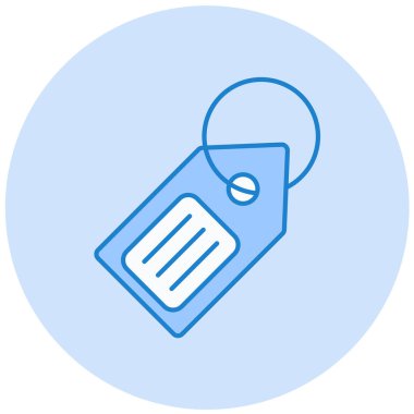 Etiket. Web simgesi basit illüstrasyon