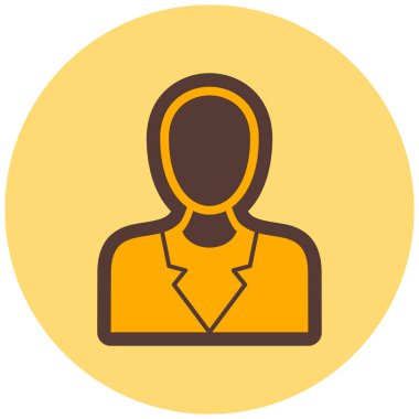 kullanıcı. Web simgesi basit illüstrasyon