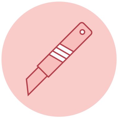 Düz stil simgesinde bıçak