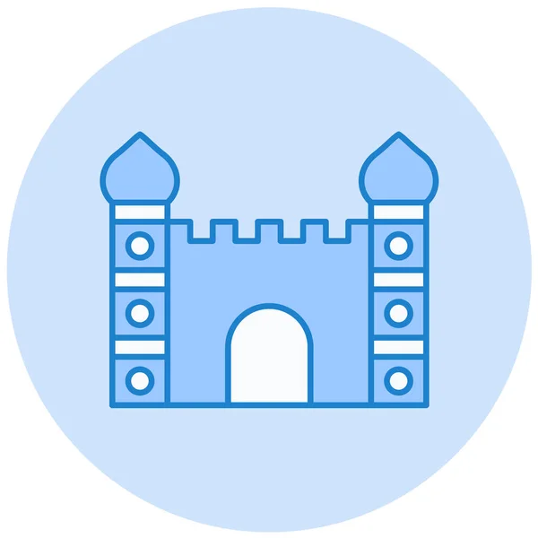 Tour Château Conception Simple — Image vectorielle