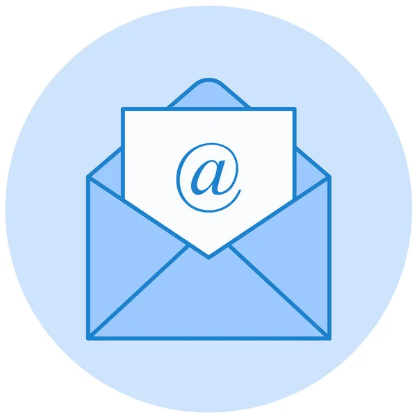 Mail Modern Icon Vector Illustration — Stok Vektör